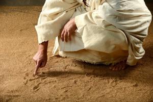 Jesus and adulterous woman